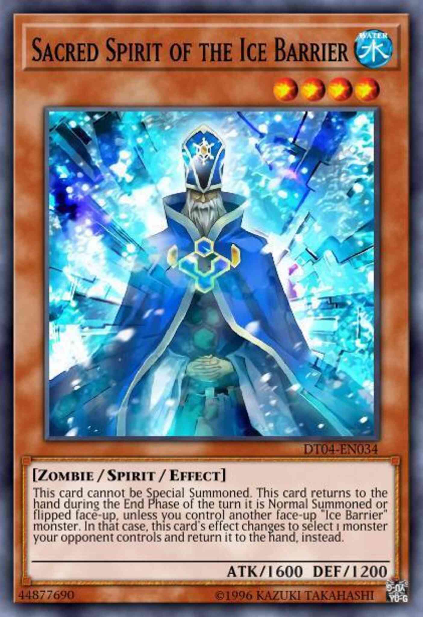 Sacred Spirit of the Ice Barrier - HA04-EN024 - Super Rare - Unlimited
