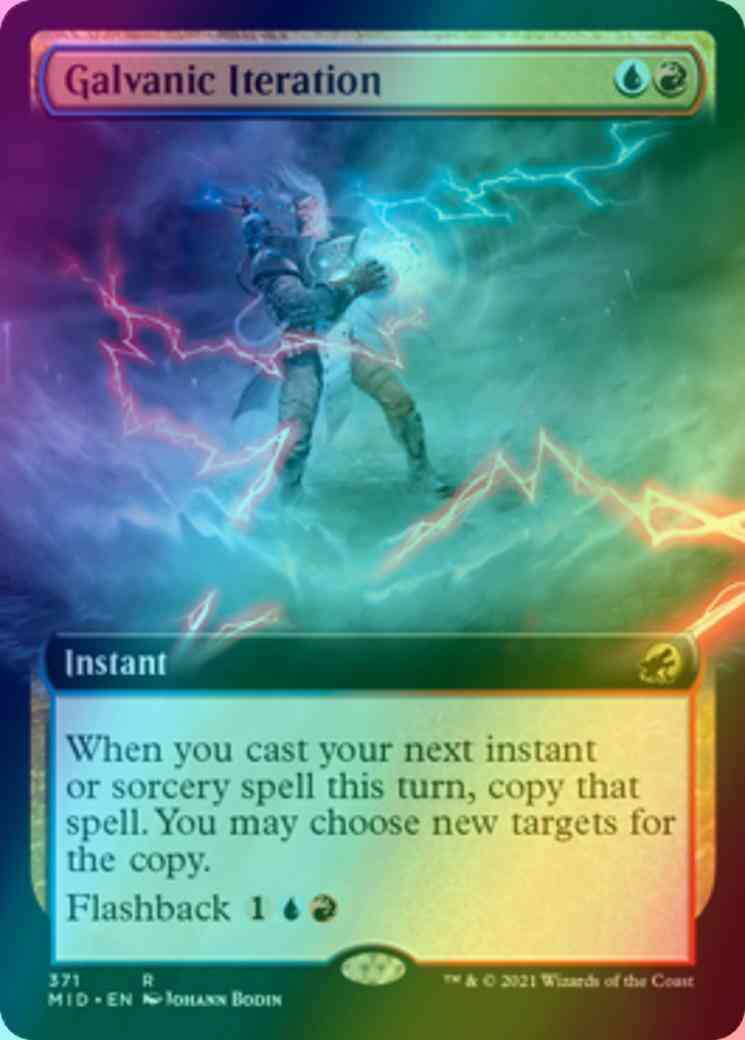 Galvanic Iteration [371] [Extended Art] [Innistrad: Midnight Hunt] [Foil]