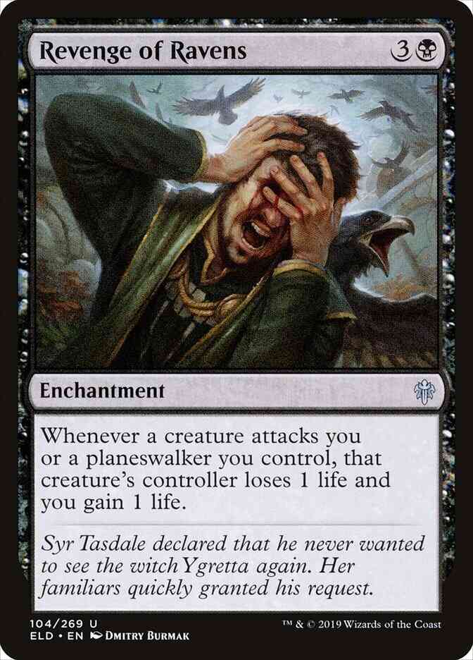 Revenge of Ravens [104] [Throne of Eldraine] [Non-Foil]