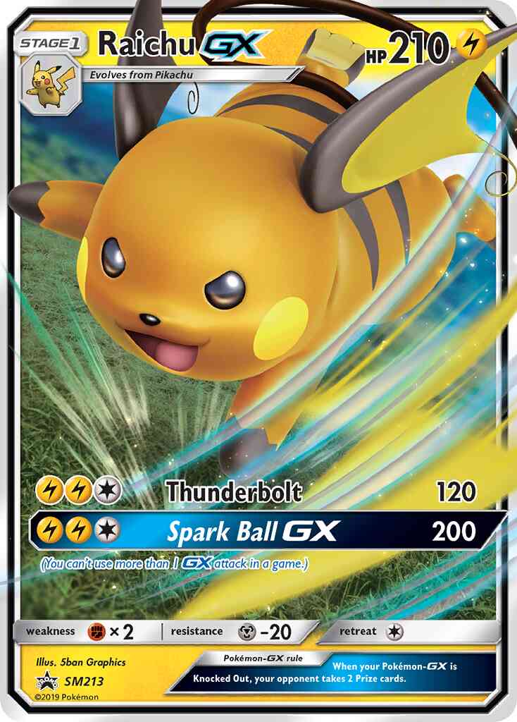 Raichu-GX - SM213 - Promo [smp-SM213] [Ultra]
