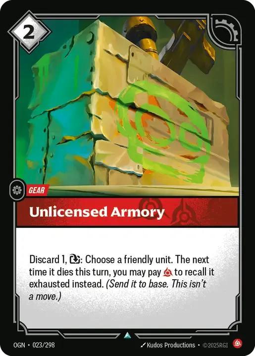Unlicensed Armory - 023/298 [Origins] [Non-Foil]