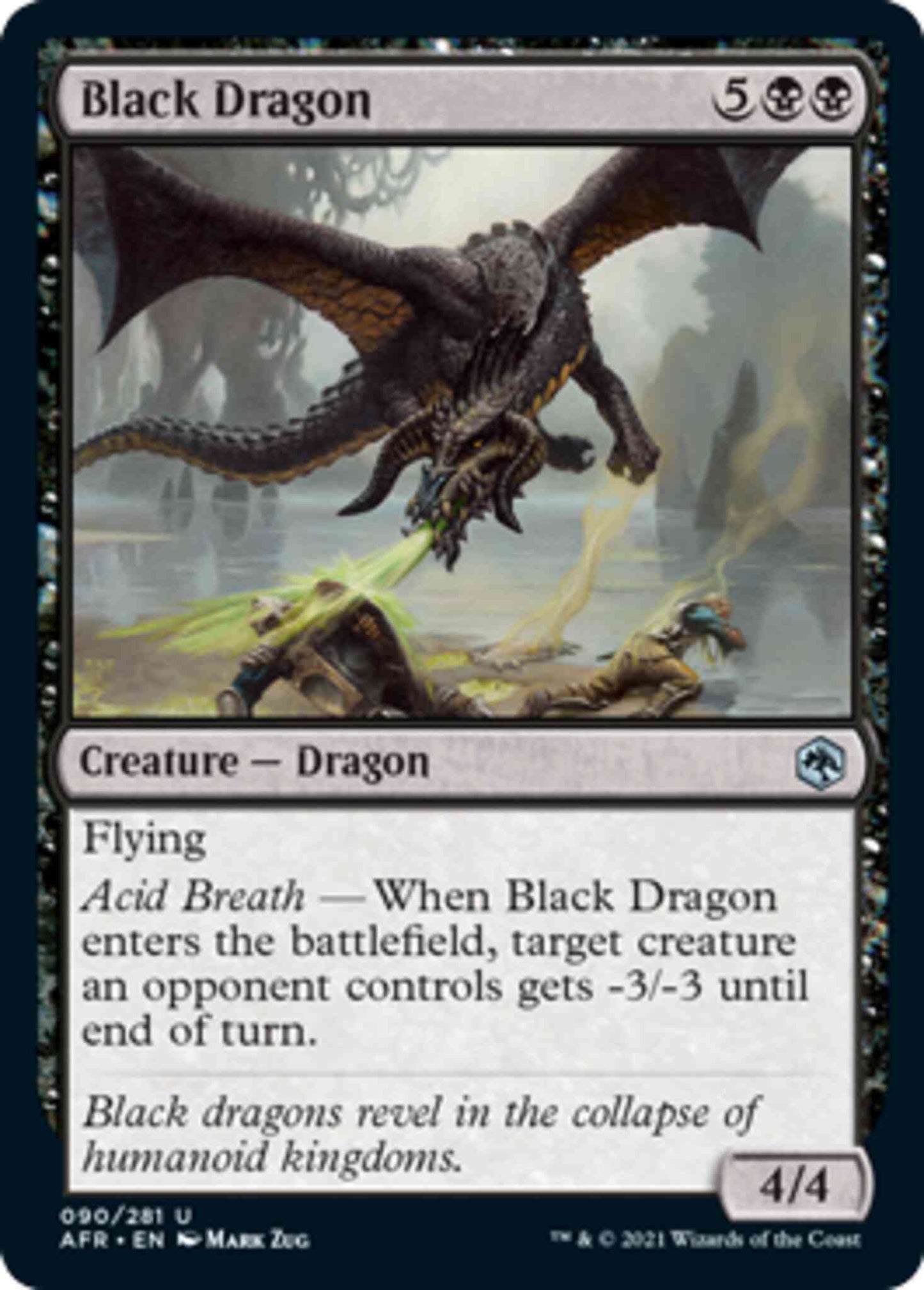 Black Dragon [90] [Adventures in the Forgotten Realms] [Non-Foil]