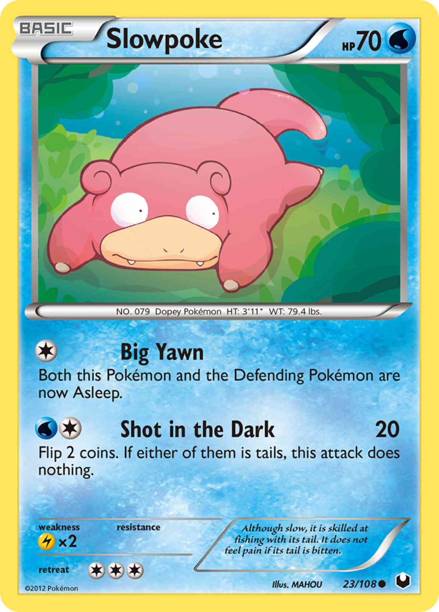 Slowpoke - 23/108 - Common [bw5-23] [Non-Holo]