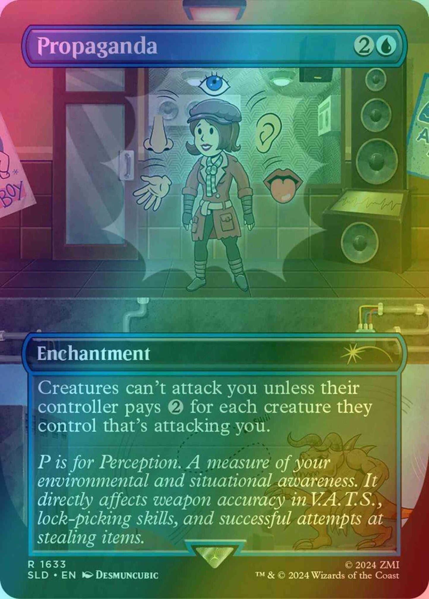 Propaganda [1633] [Borderless] [Fallout: S.P.E.C.I.A.L.] [Secret Lair Drop] [Foil]