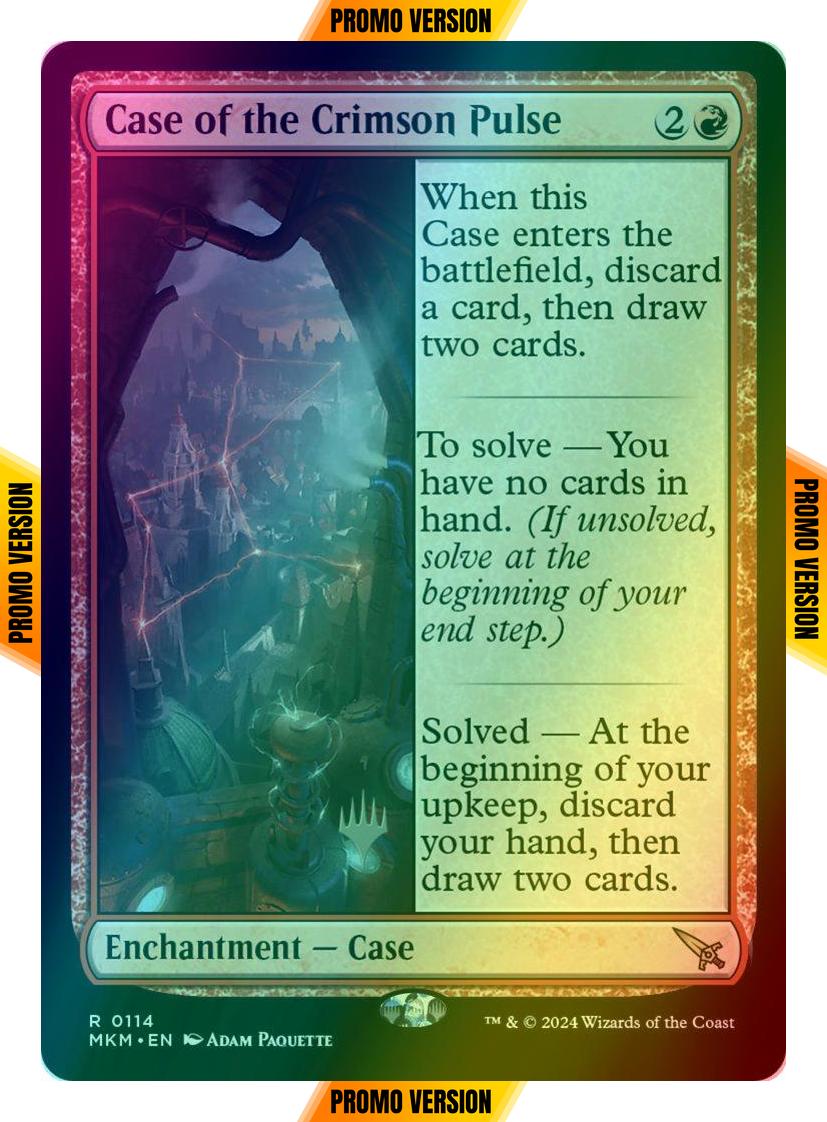 Case of the Crimson Pulse [114p] [Promo Pack] [Murders at Karlov Manor: Promos] [Foil]
