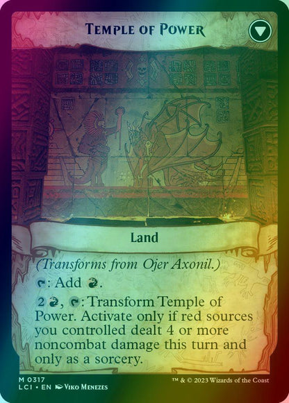 Ojer Axonil, Deepest Might // Temple of Power [317] [Gods of Ixalan Showcase] [The Lost Caverns of Ixalan] [Foil]