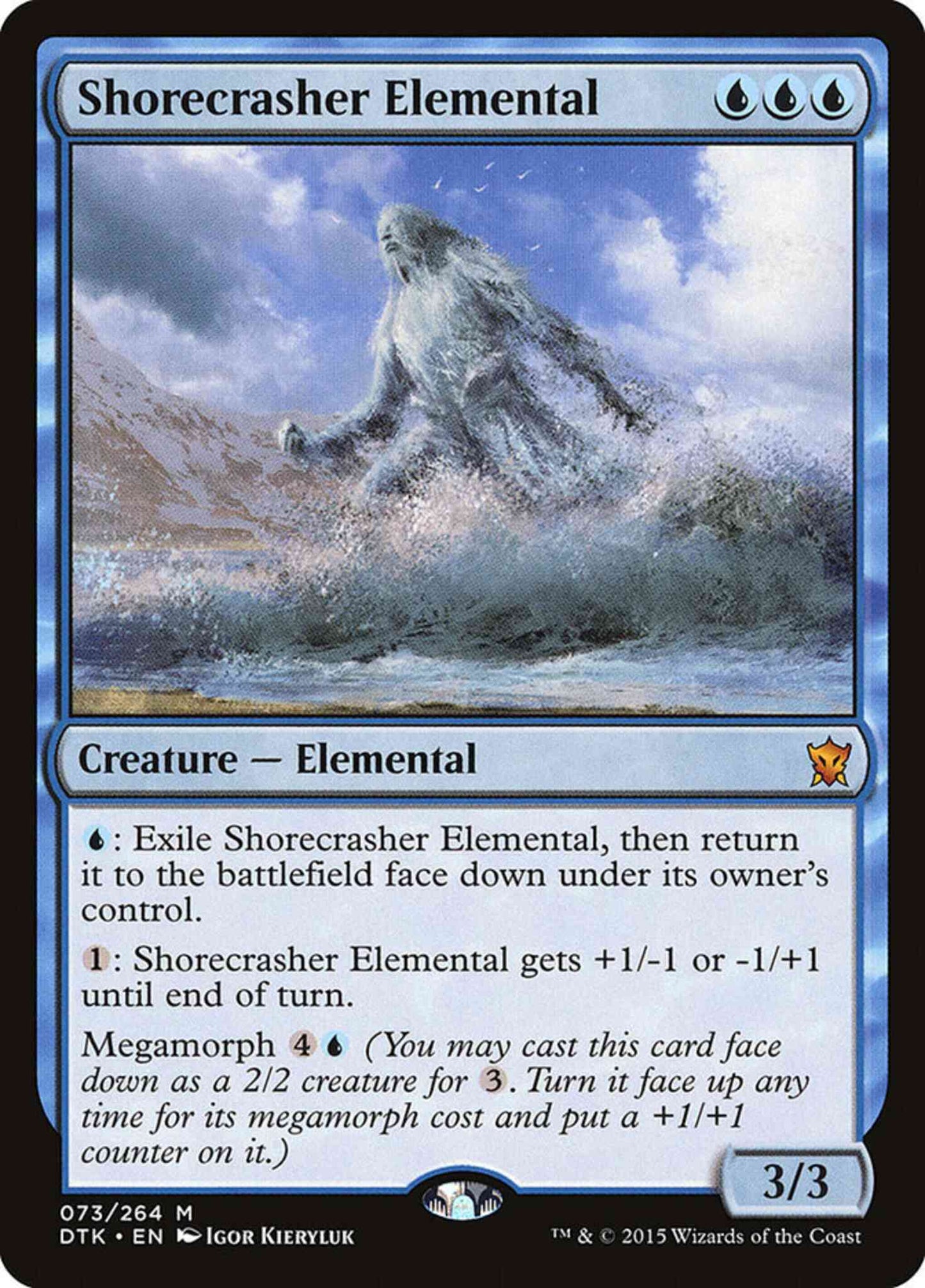 Shorecrasher Elemental [73] [Dragons Of Tarkir] [Non-Foil]