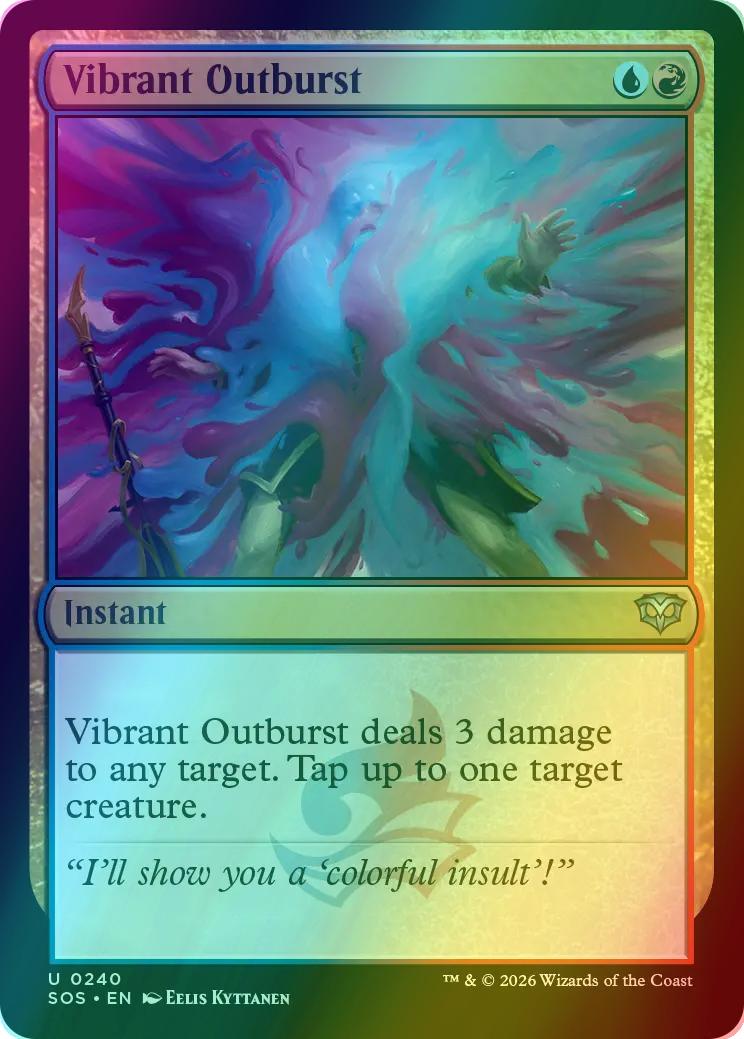 Vibrant Outburst [240] [Secrets of Strixhaven] [Foil]