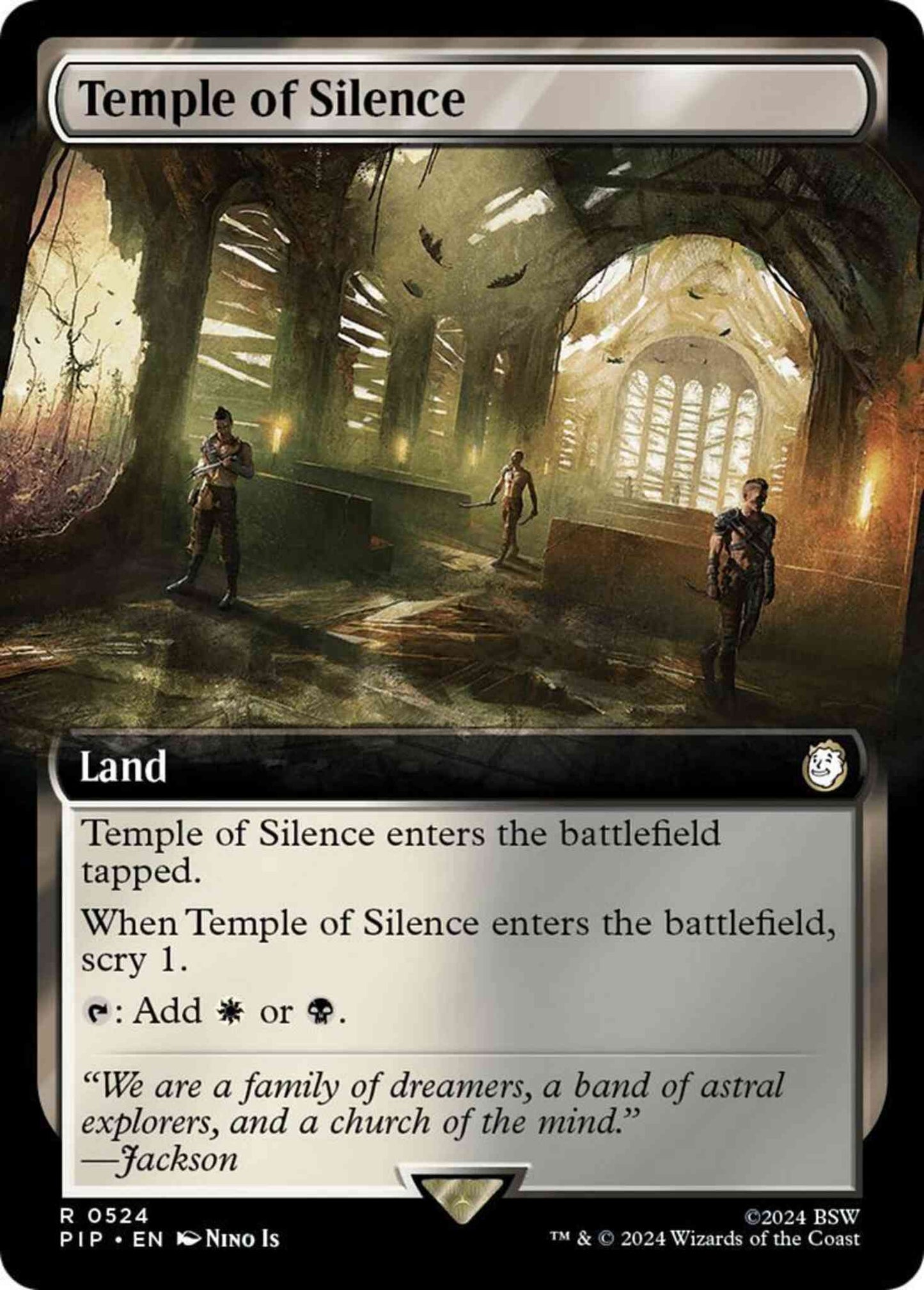 Temple of Silence [524] [Extended Art] [Fallout] [Non-Foil]