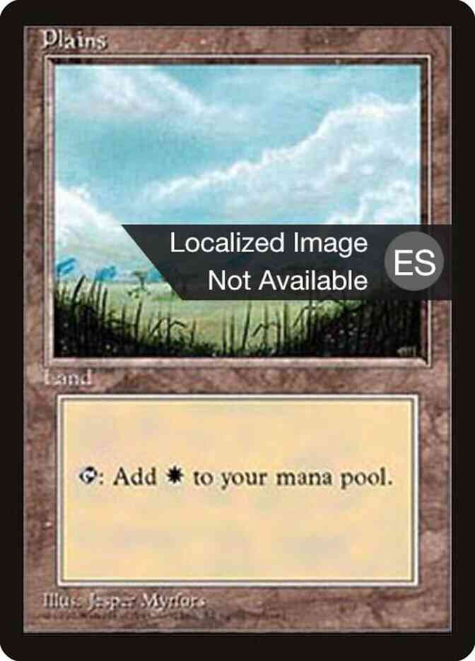 Plains - Japanese [With Trees] [365] [Fourth Edition Black Border: Japanese] [Non-Foil]