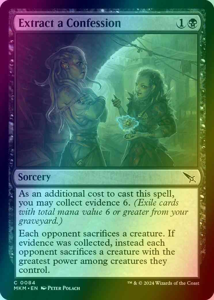 Extract a Confession [84] [Murders at Karlov Manor] [Foil]