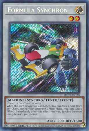 Formula Synchron - HAC1-EN178 - Secret Rare - Limited