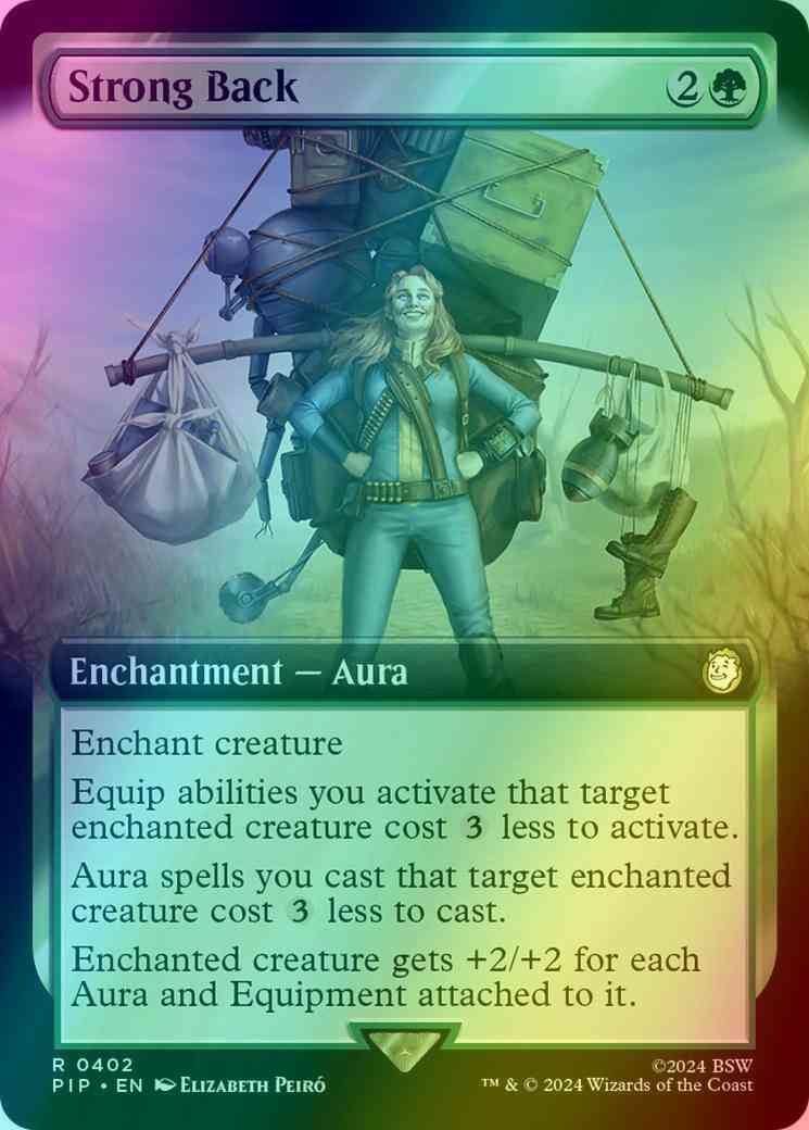 Strong Back [402] [Extended Art] [Fallout] [Foil]