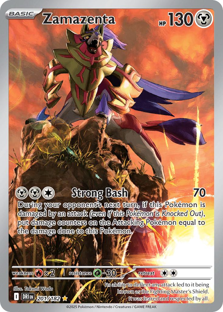 Zamazenta - 201/182 - Illustration Rare [sv10-201] [Ultra]