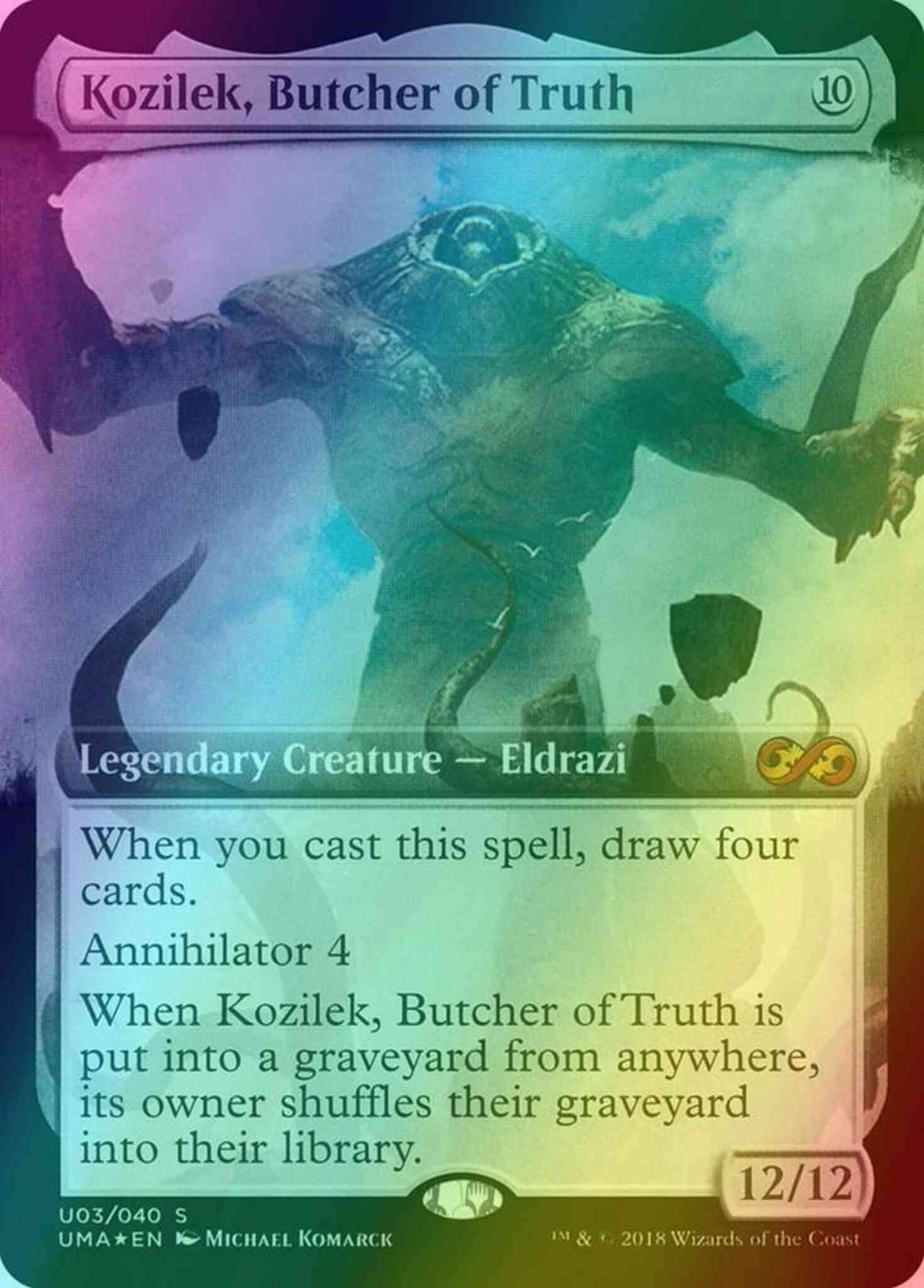 Kozilek, Butcher of Truth [U3] [Ultimate Box Topper] [Foil]