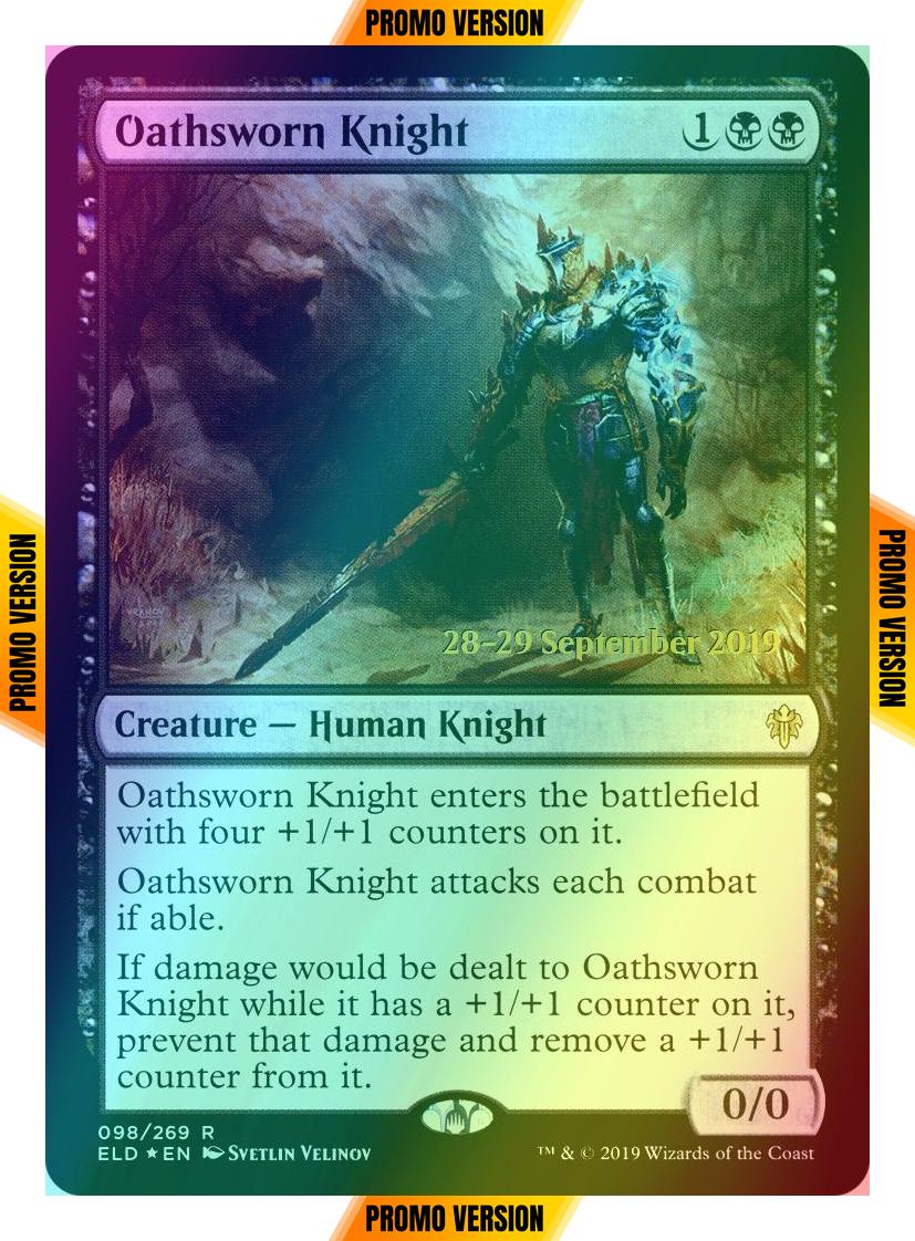 Oathsworn Knight [98s] [Throne of Eldraine Promos] [Foil]