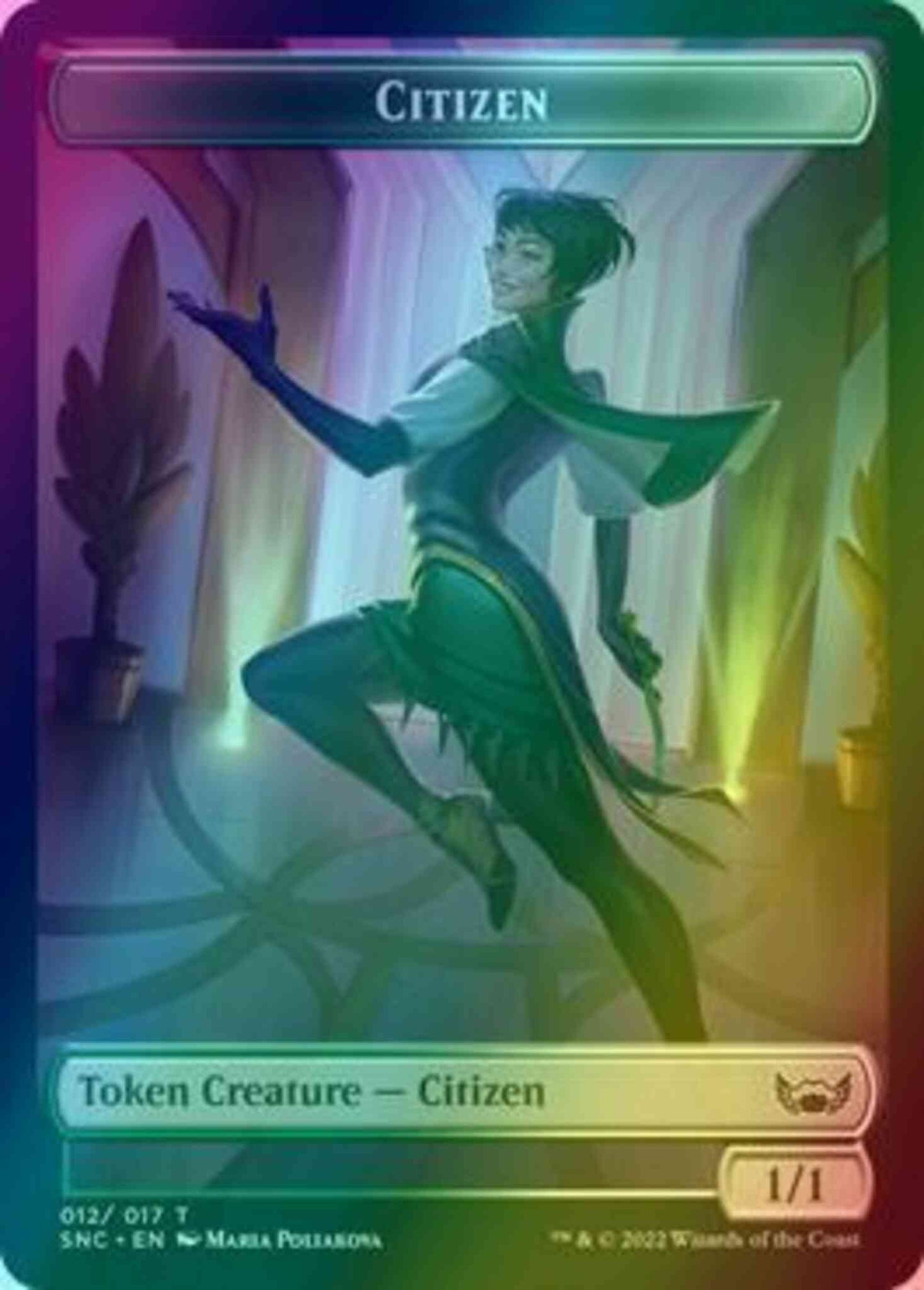 Citizen Token (12) // Treasure Token (14) [Streets of New Capenna: Tokens] [Foil]