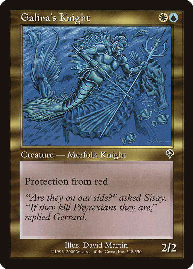 Galina's Knight [248] [Invasion] [Non-Foil]