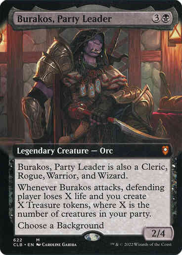 Burakos, Party Leader [622] [Extended Art] [Commander Legends: Battle for Baldur's Gate] [Non-Foil]