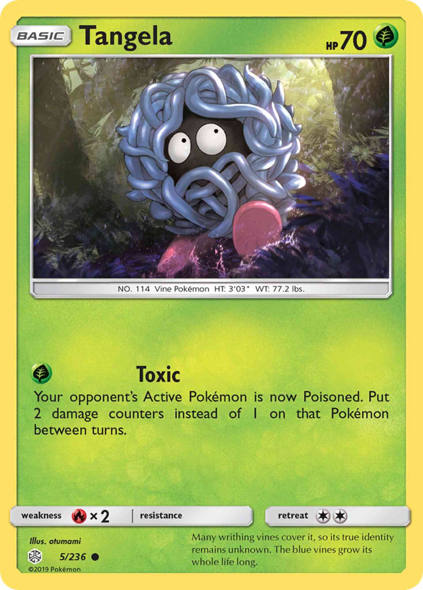Tangela - 5/236 - Common [sm12-5] [Reverse Holo]