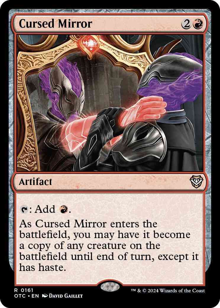 Cursed Mirror [161] [Outlaws of Thunder Junction: Commander] [Non-Foil]