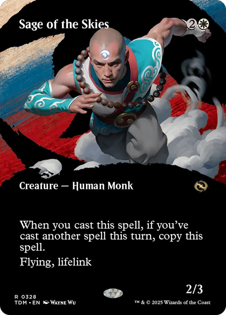 Sage of the Skies [328] [Borderless] [Clan] [Tarkir: Dragonstorm] [Non-Foil]