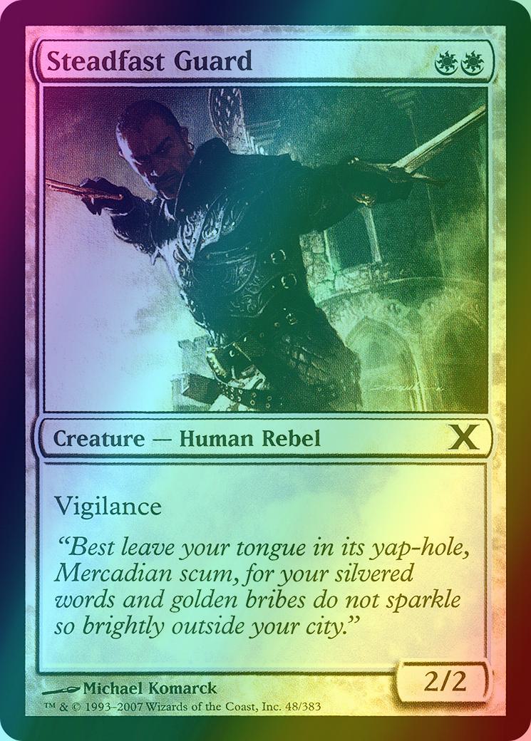 Steadfast Guard [48] [Tenth Edition] [Foil]