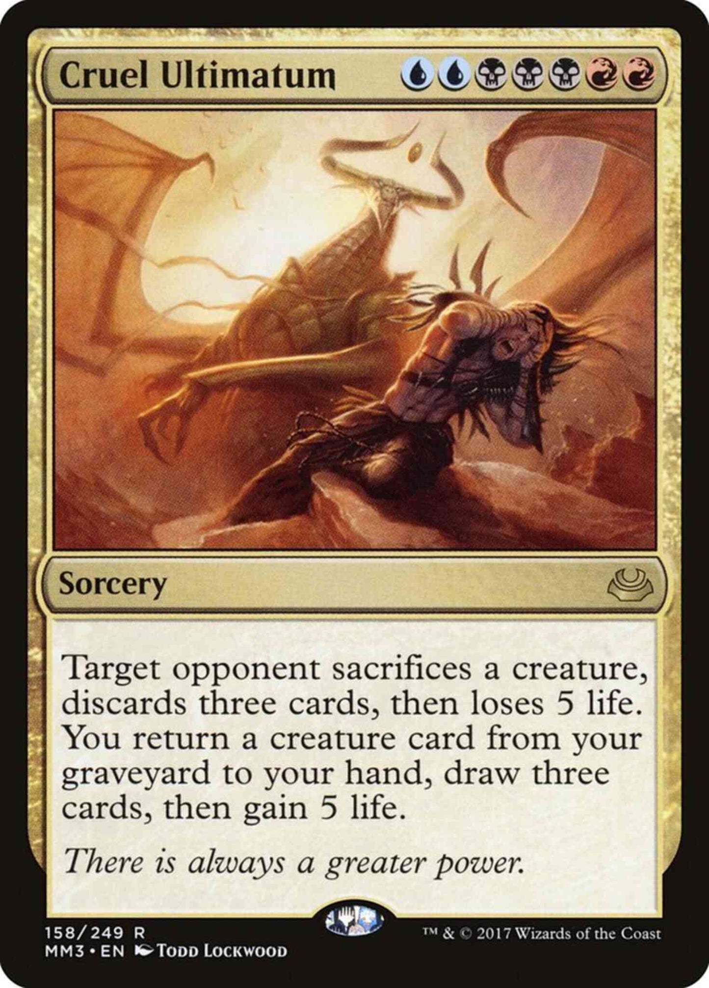 Cruel Ultimatum [158] [Modern Masters 2017] [Non-Foil]
