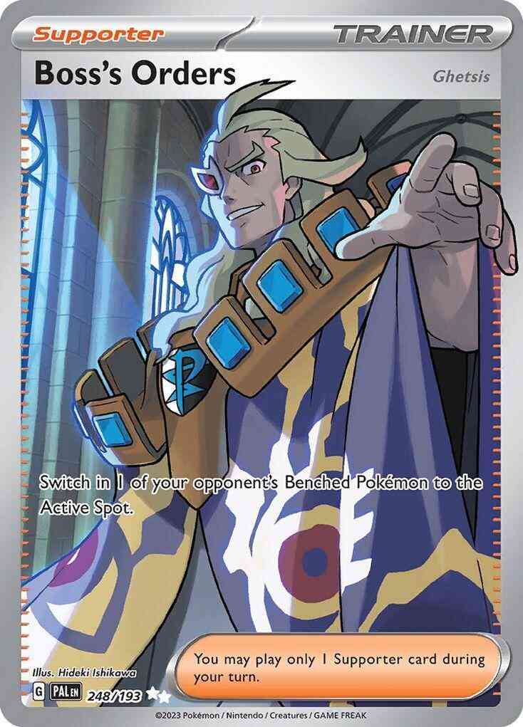 Boss's Orders - Ghetsis - 248/193 - Ultra Rare [sv02-248] [Ultra]