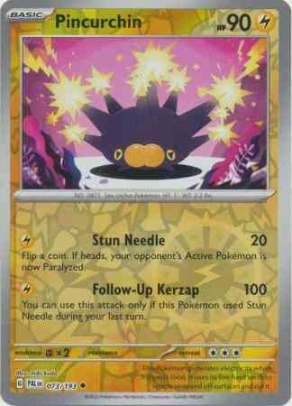 Pincurchin - 073/193 - Uncommon [sv02-073] [Reverse Holo]
