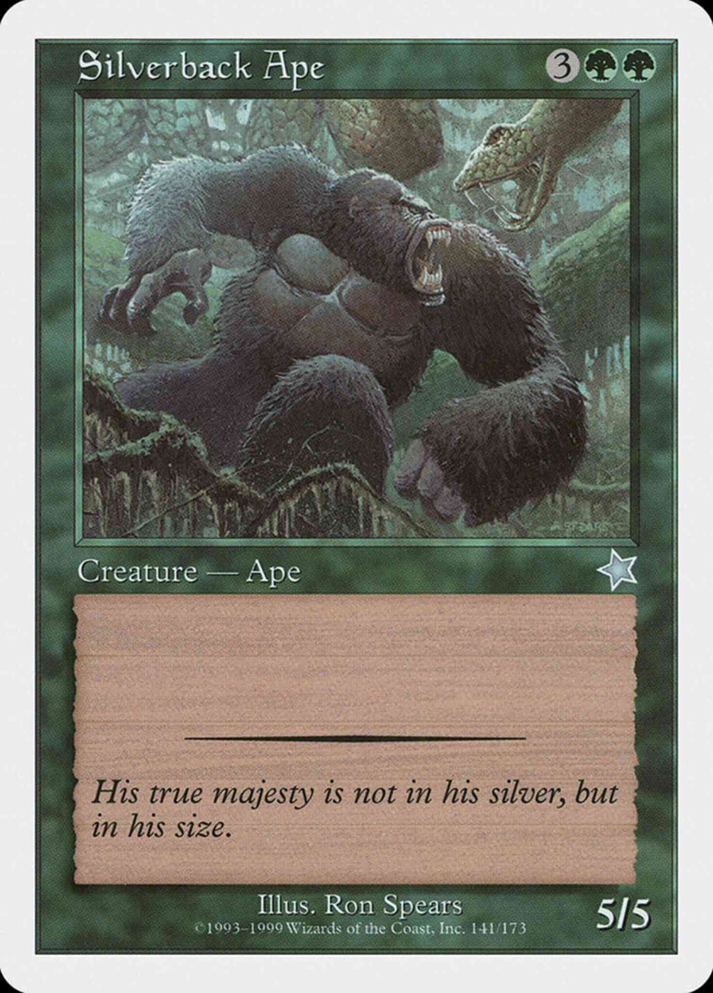 Silverback Ape [141] [Starter 1999] [Non-Foil]