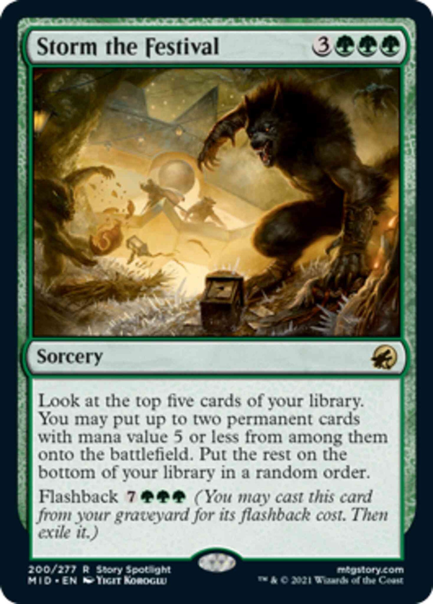 Storm the Festival [200] [Innistrad: Midnight Hunt] [Non-Foil]