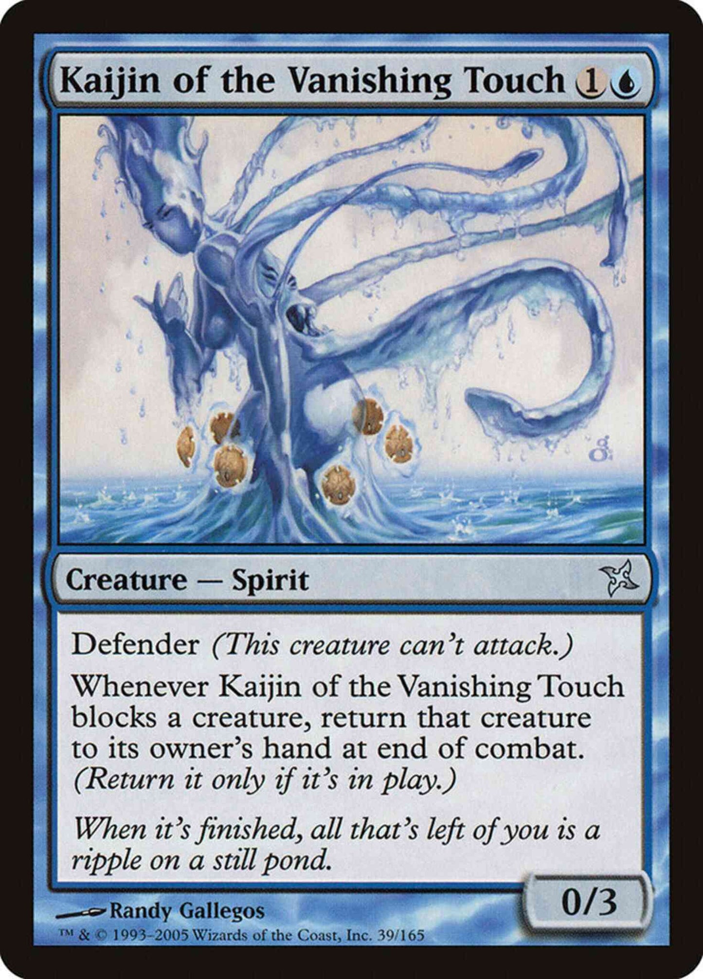 Kaijin of the Vanishing Touch [39] [Betrayers of Kamigawa] [Non-Foil]