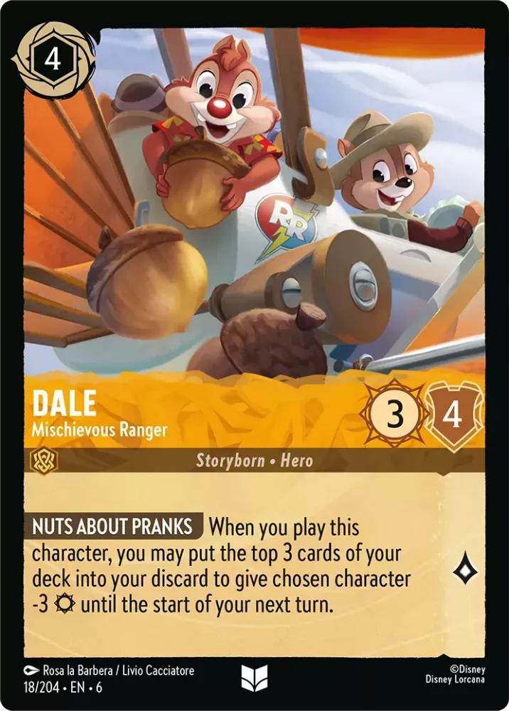 Dale - Mischievous Ranger - 18/204 [Azurite Sea] [Non-Foil]