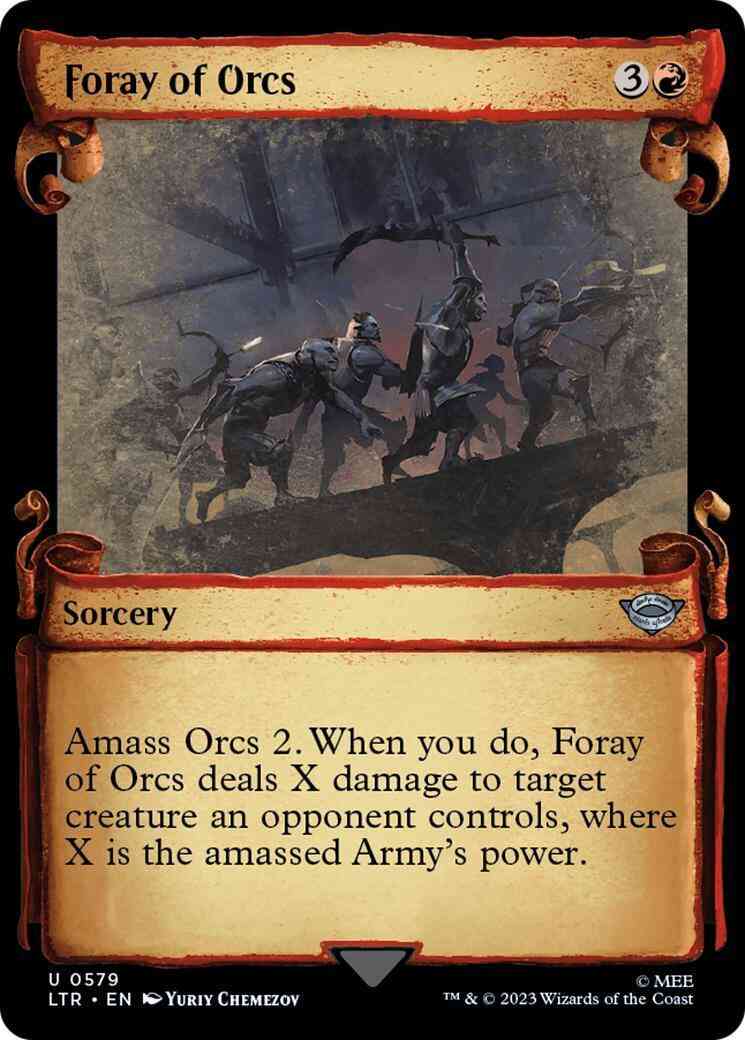 Foray of Orcs [579] [Scrolls Showcase] [The Lord of the Rings: Tales of Middle-earth] [Non-Foil]