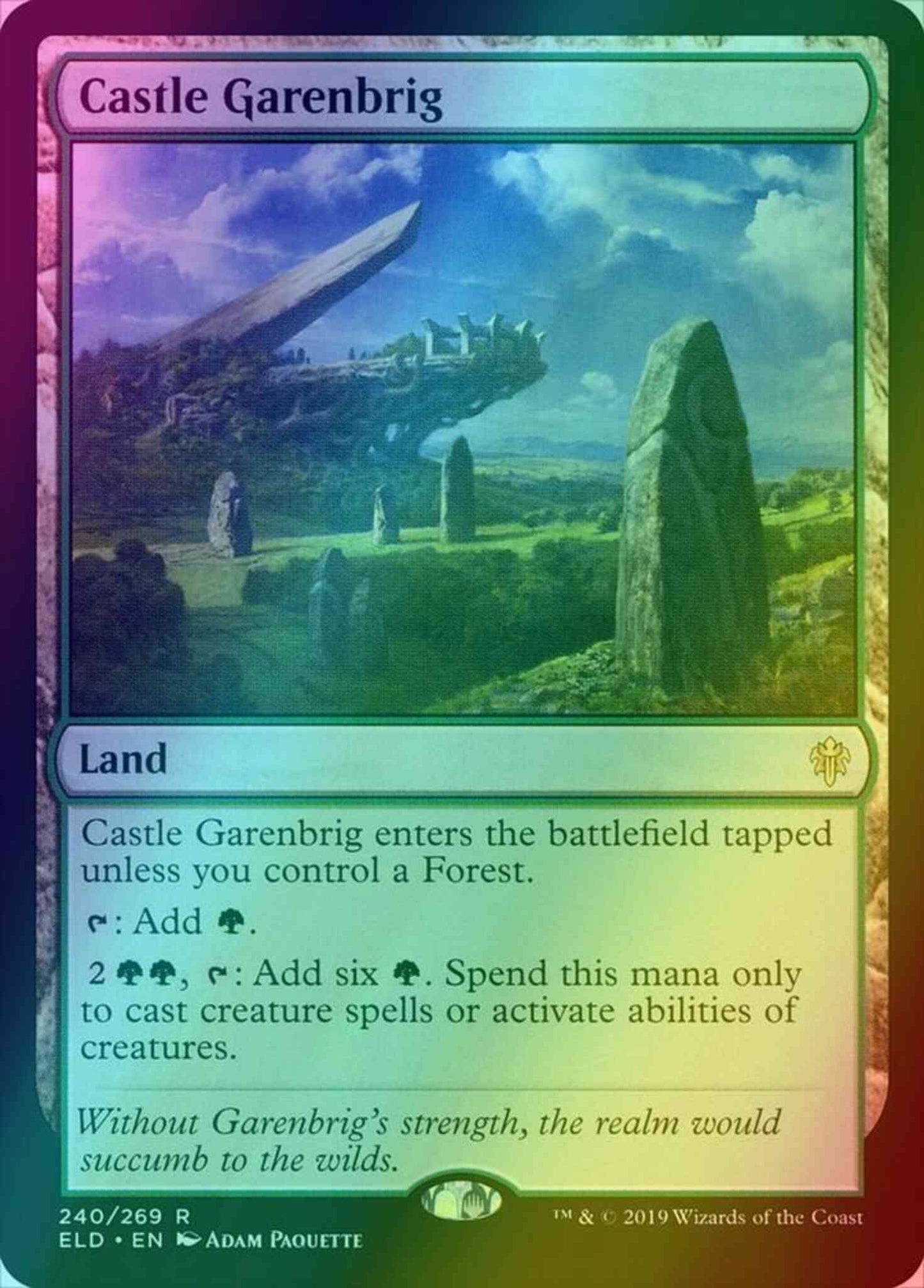 Castle Garenbrig [240] [Throne of Eldraine] [Foil]