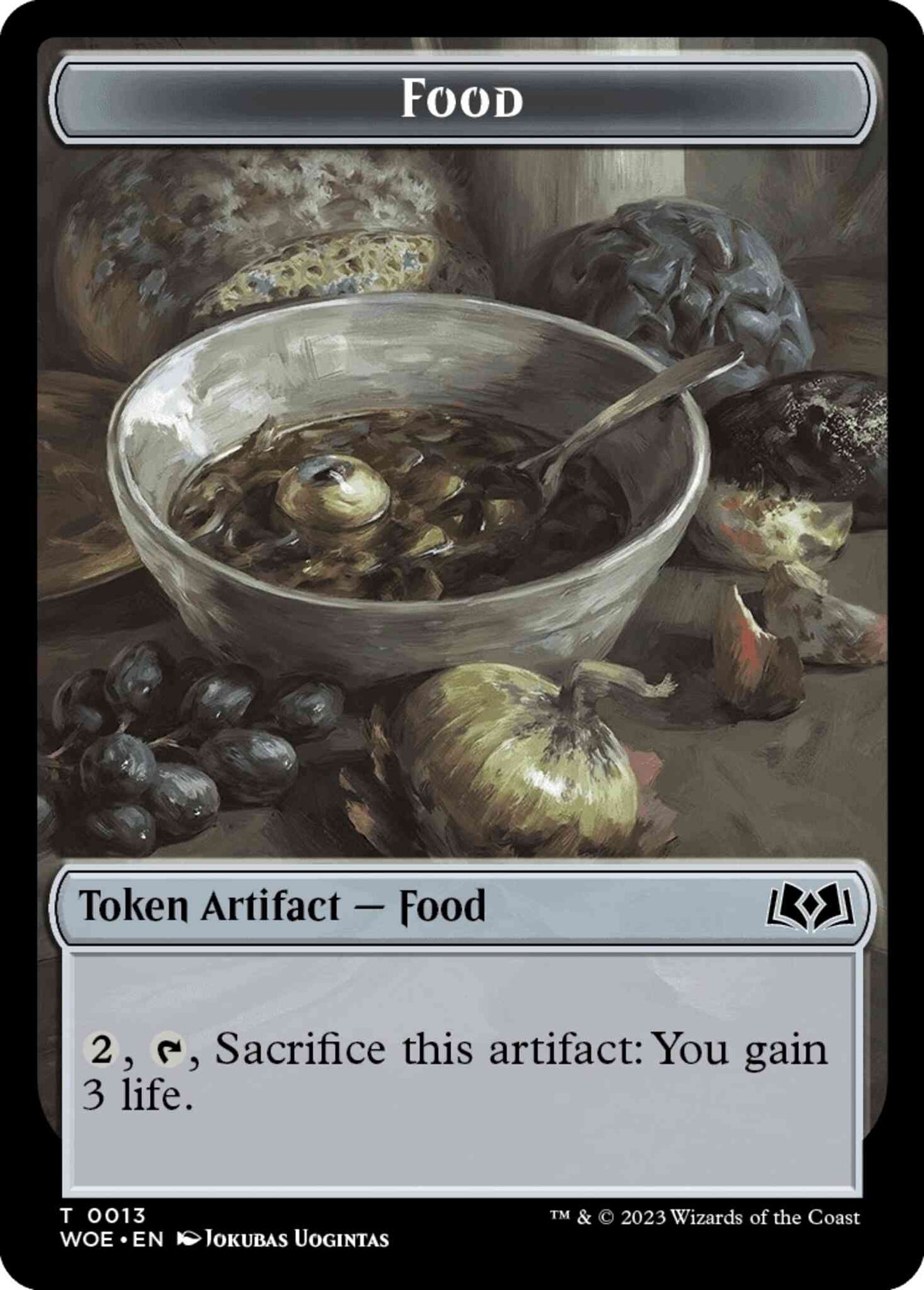 Food Token [13] [Wilds of Eldraine: Tokens] [Non-Foil]