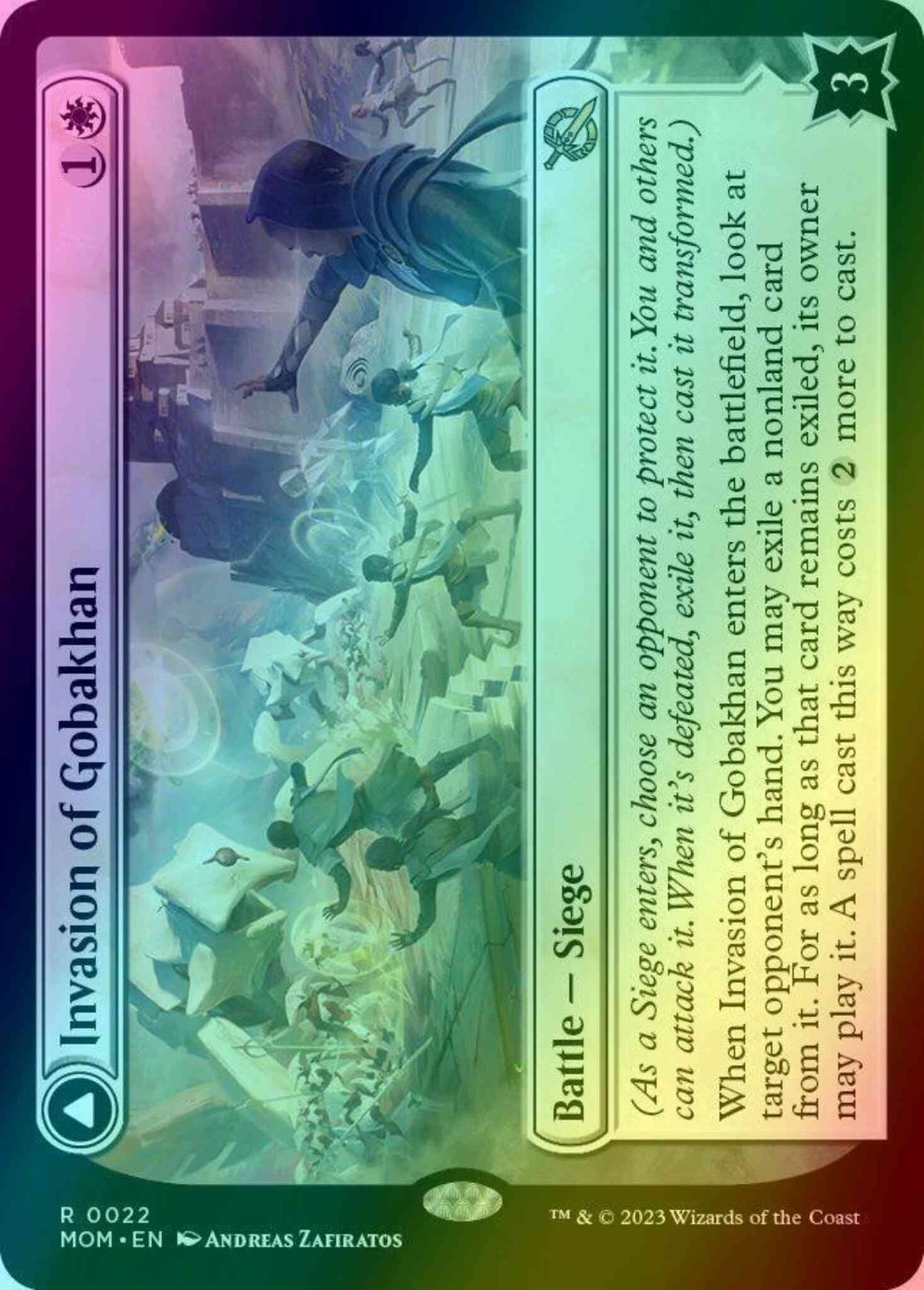 Invasion of Gobakhan // Lightshield Array [22] [March of the Machine] [Foil]