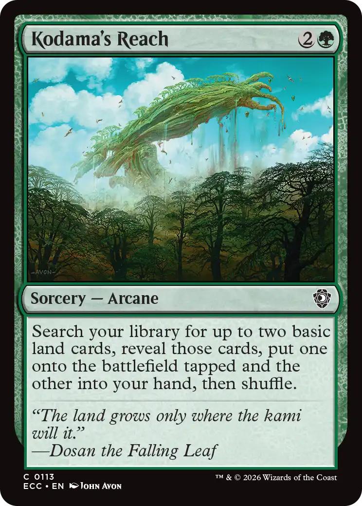 Kodama's Reach [113] [Lorwyn Eclipsed: Commander] [Non-Foil]
