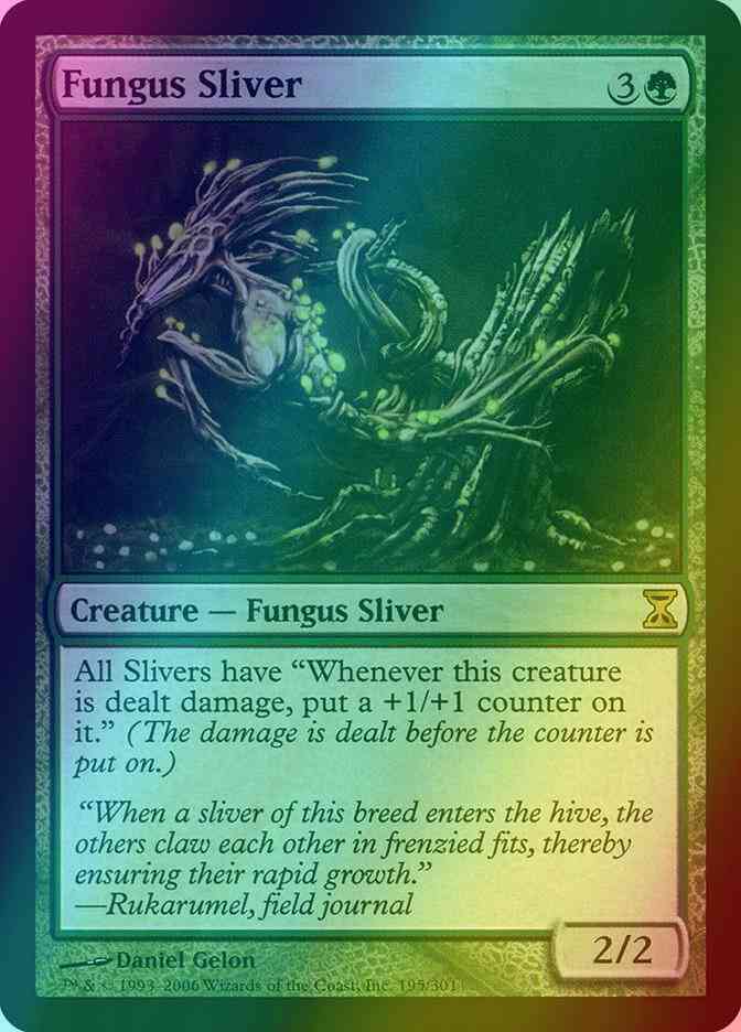 Fungus Sliver [195] [Time Spiral] [Foil]