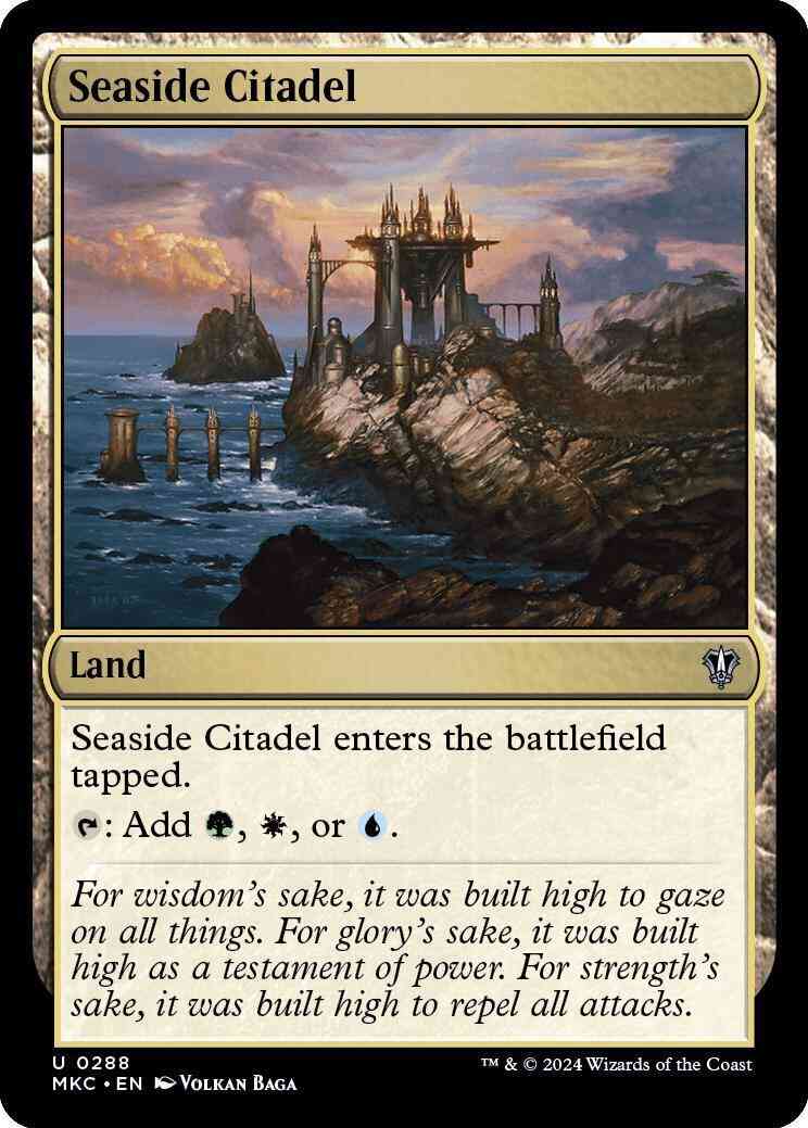 Seaside Citadel [288] [Murders at Karlov Manor: Commander] [Non-Foil]