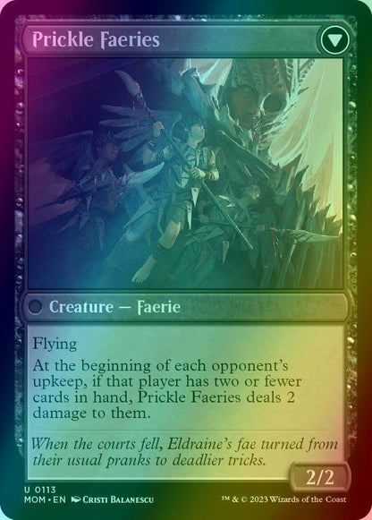 Invasion of Eldraine // Prickle Faeries [113] [March of the Machine] [Foil]