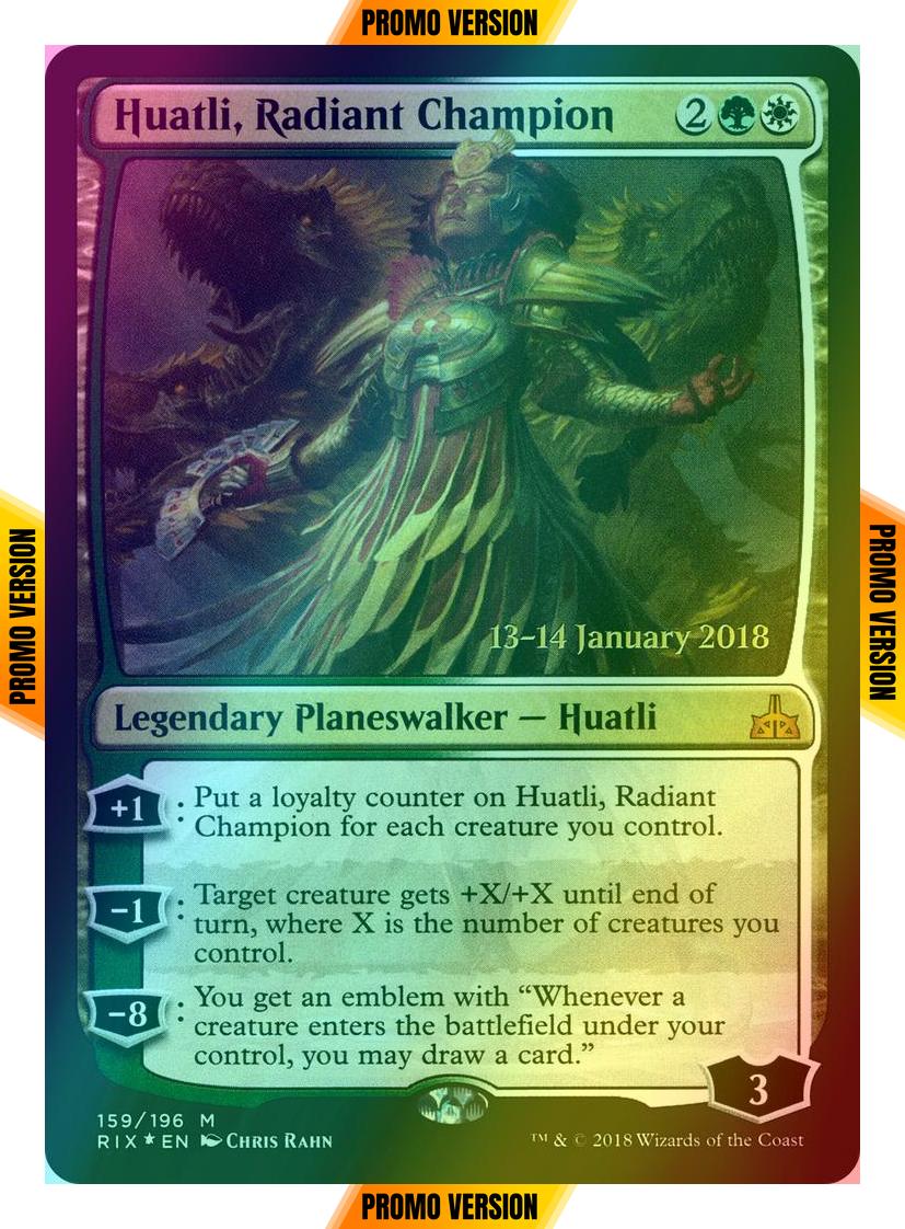 Huatli, Radiant Champion [159s] [Rivals of Ixalan Promos] [Foil]