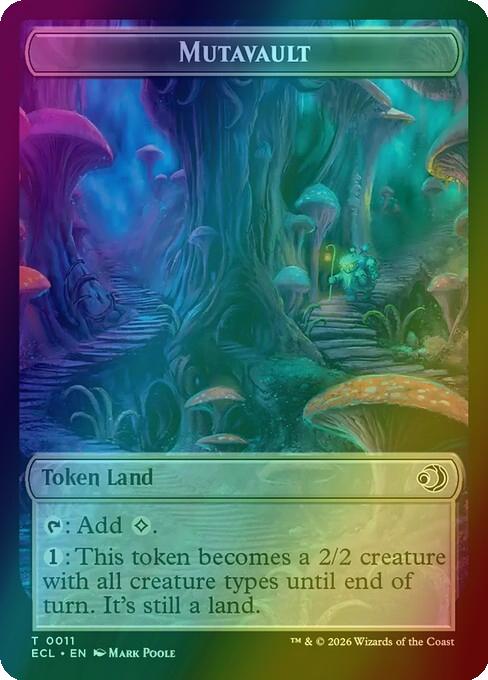 Elk Token (02) // Mutavault Token (11) [Lorwyn Eclipsed: Tokens] [Foil]