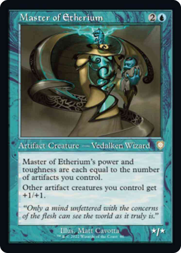 Master of Etherium [86] [Retro Frame] [The Brothers' War: Commander] [Non-Foil]