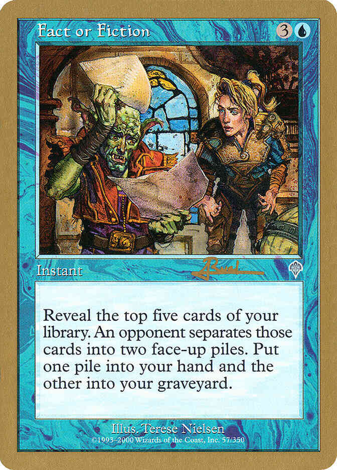Fact or Fiction [ar57] [World Championship Decks 2001] [Non-Foil]