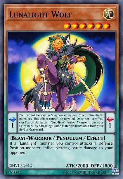 Lunalight Wolf - SHVI-EN012 - Common - 1st Edition