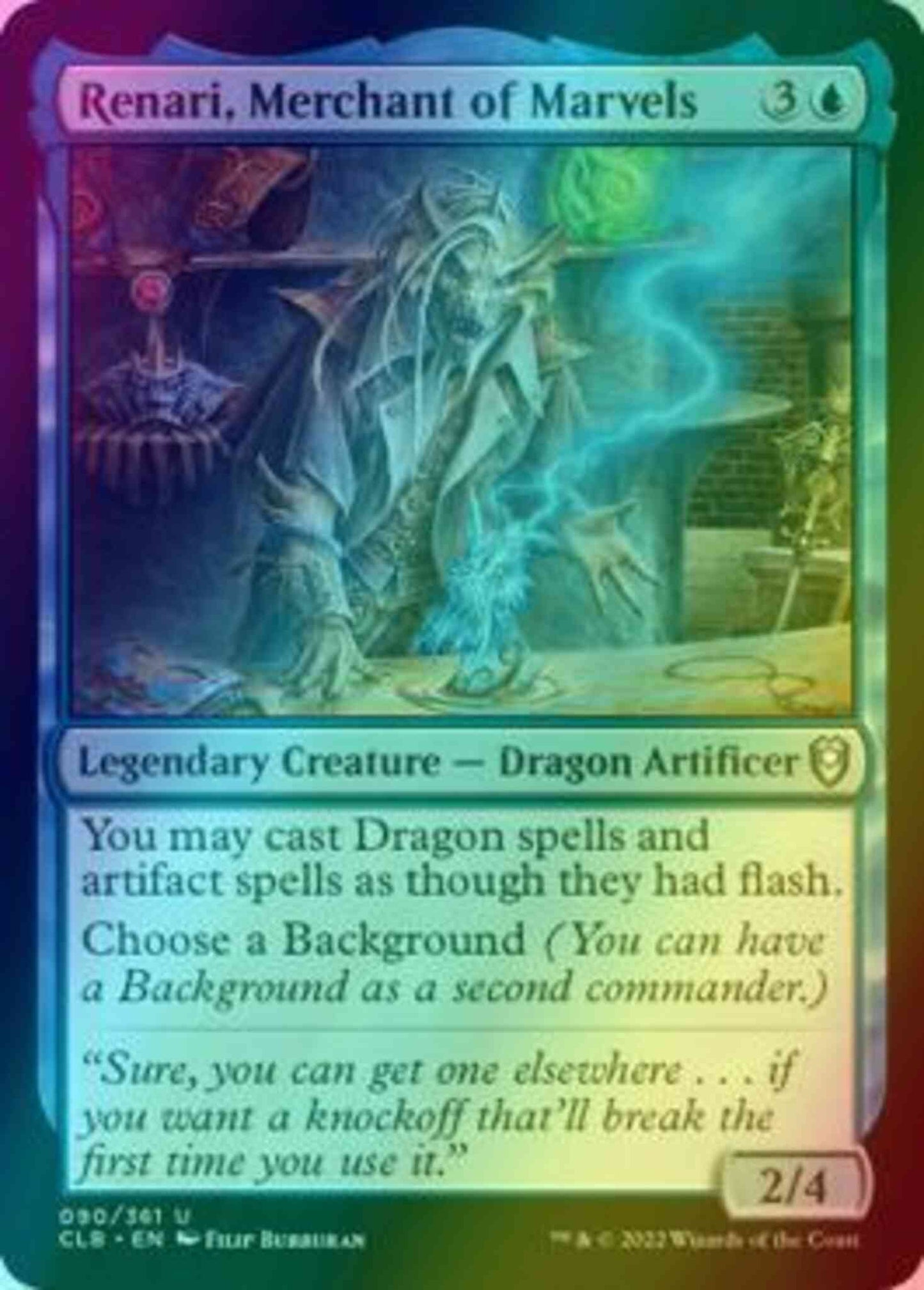 Renari, Merchant of Marvels [90] [Commander Legends: Battle for Baldur's Gate] [Foil]