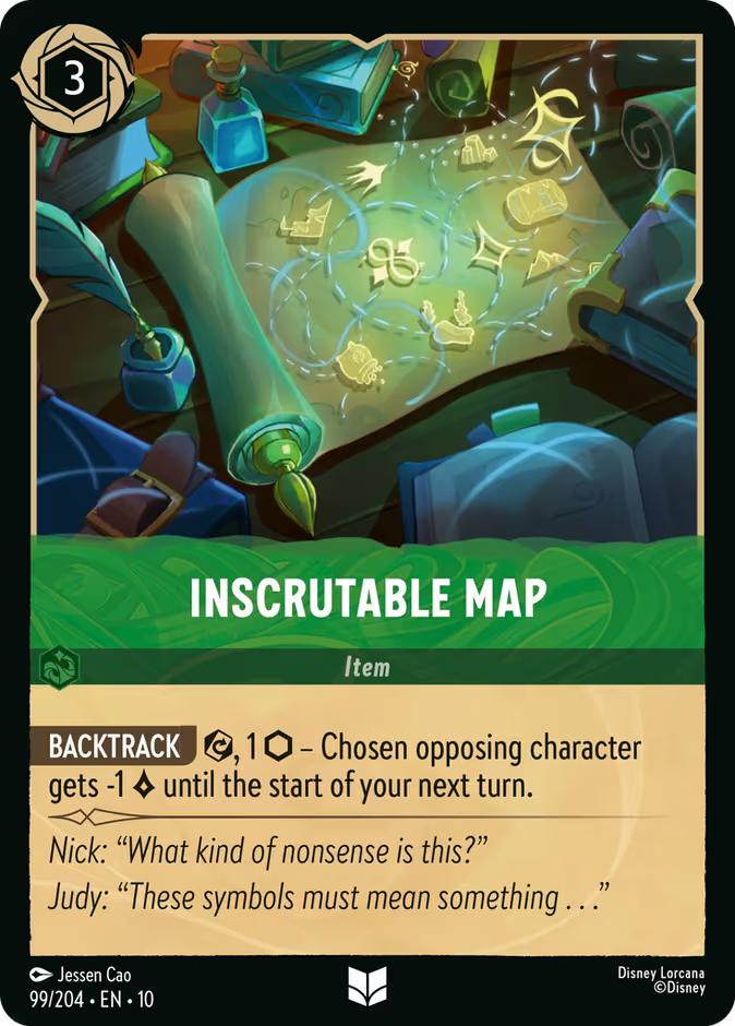 Inscrutable Map - 99/204 [Whispers in the Well] [Non-Foil]
