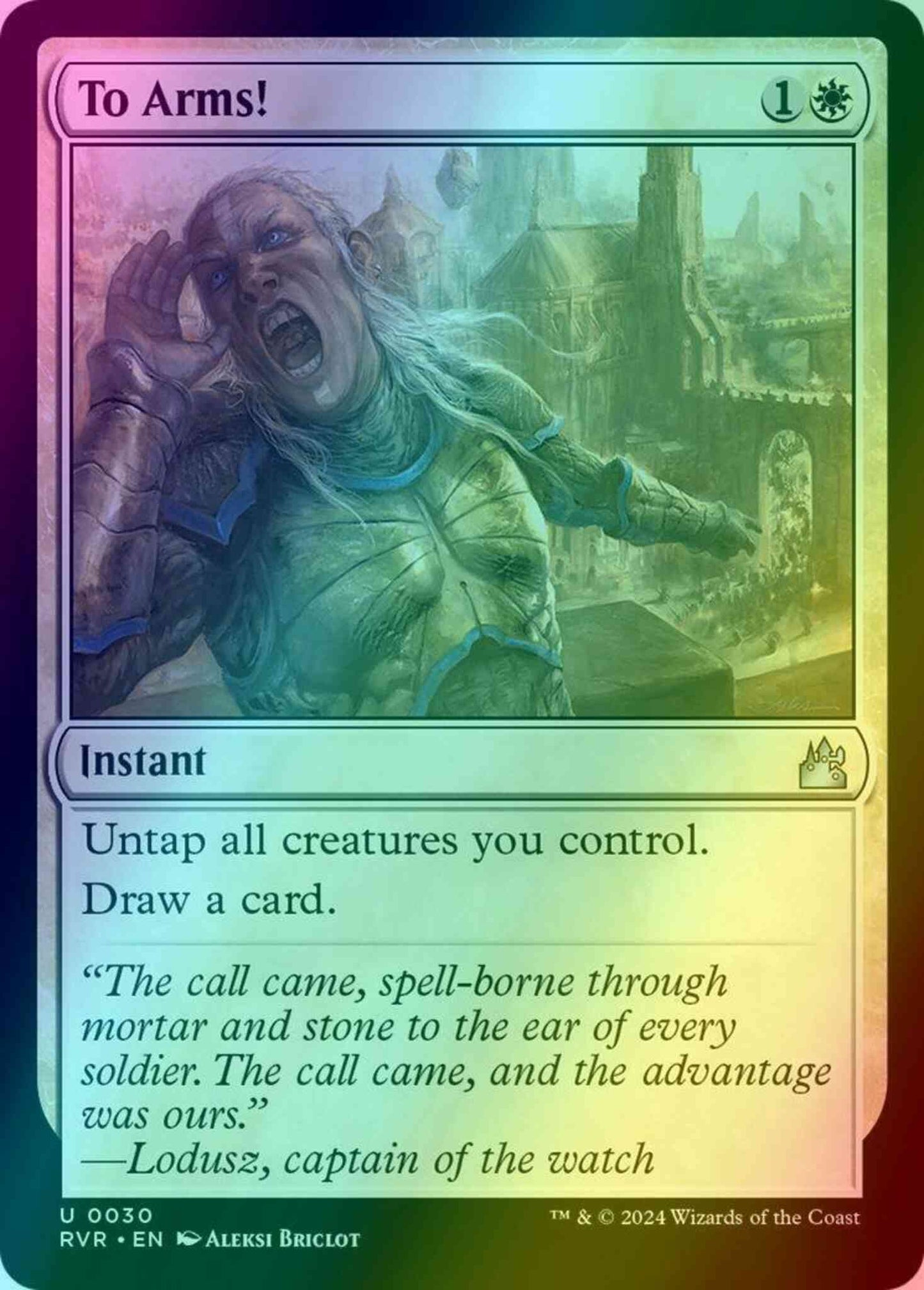 To Arms! [30] [Ravnica Remastered] [Foil]